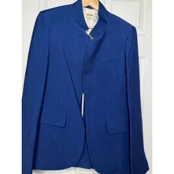 Zadig & Voltaire Italian Linen Blazer - Womens Size US 10 (French XL/42) - Picture 7 of 7